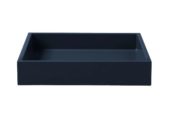 Lux Lacquer Tray Midnight Blue 19x19cm 070192