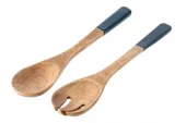 Salad Server Mango Wood / Blue 64304