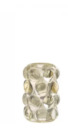 Tealight Yellow 8x12cm 30341