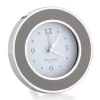 Addison Ross Alarm Clock Silent Chiffon & Silver Fr 5501