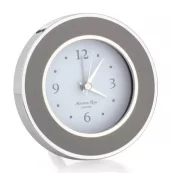 Addison Ross Alarm Clock Silent Chiffon & Silver Fr 5501