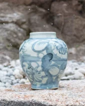 Handmalt Cloud vase S, 06-BW-39