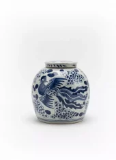 Chinoiserie Tea Jar L, O6-BW-31