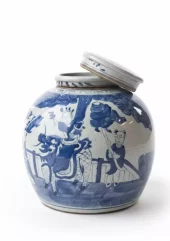Chinoiserie Tea Jar, 06-BW-33