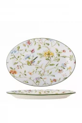 Serveringsfat Blomster 35x25xh3cm 82073173