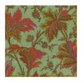 Napkin Sage Green Paisley 18762l