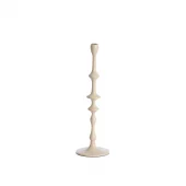 Candle Stick Shiney Cream 14xh43cm 6067913