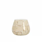 Tealight Clear Sand 14x14cm 7794782