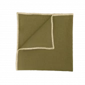 Napkin Corte Olive Lin/Bomull 40x40cm