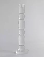 Candle Holder Crystal H 35cm 160-955