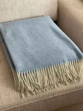Vittoria Plaid Light Blue 10% Cashmnere 90% Merinowool Cm 245215