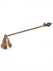 Candle Snuffer Brass Leaf 41074