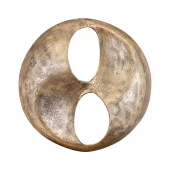 Brass Wall Panel Rounded L 726523