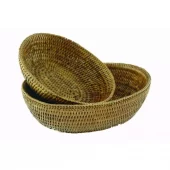 Oval Basket Brown M gcd2