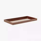 Lacquer Tray 32x16cm Chocolate Laaw2627