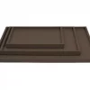 Matt Lacquer Tray Dark Chocolate 50x50xh2cm 070204