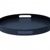 Matt Lacquer Tray Midnight Blue ø40xh4cm 070199