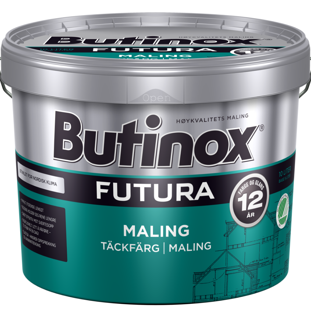 BUTINOX FUTURA MALING HVIT  9LTR