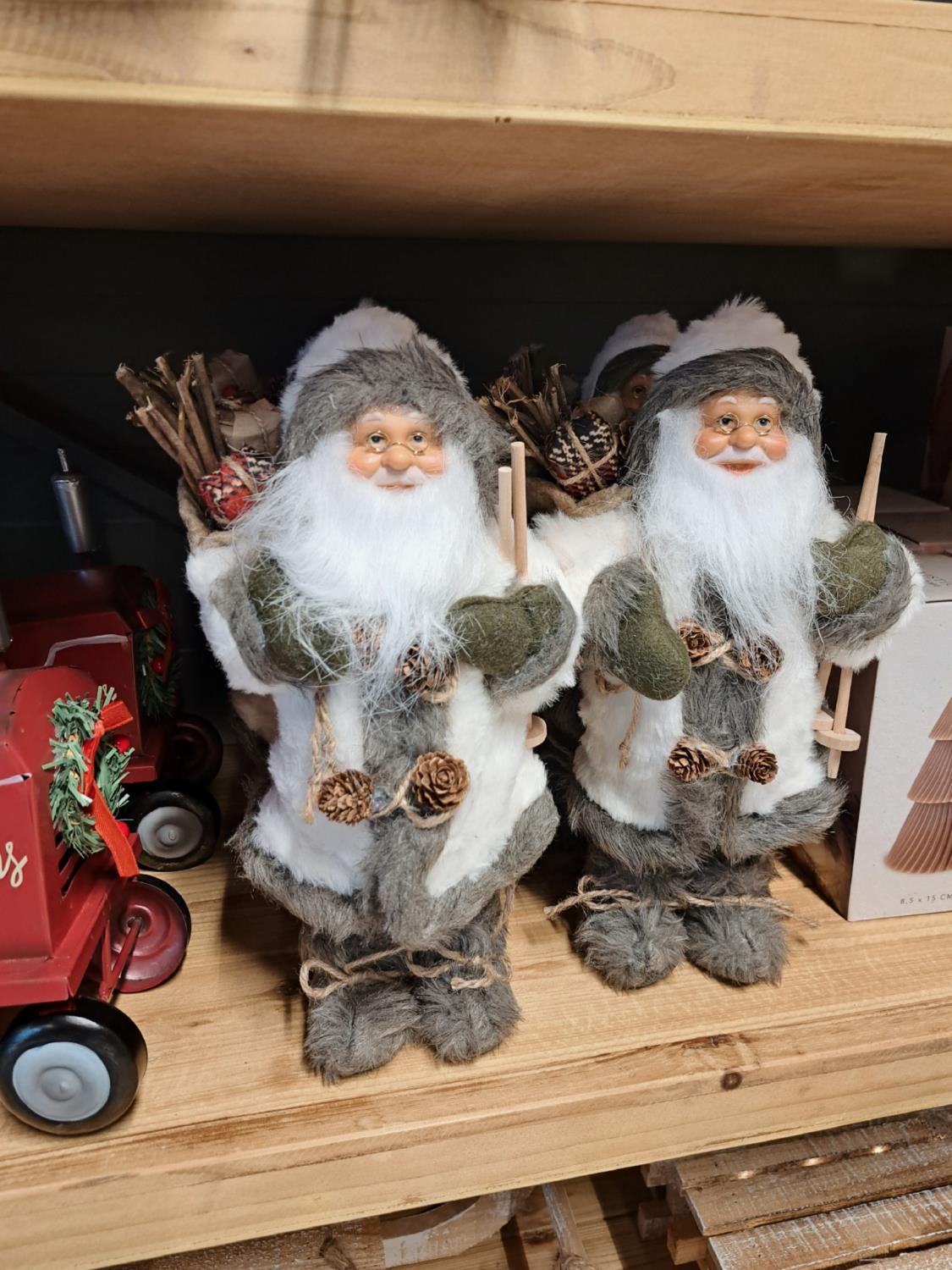 NISSE GRÅ/GRØNN 37cm