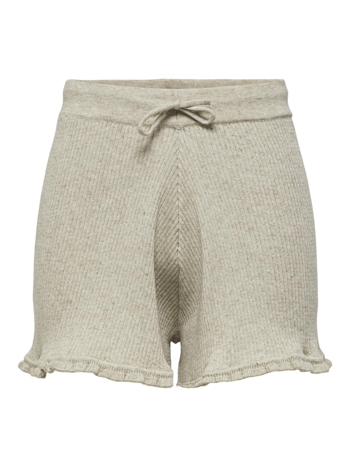 ONLLINA RUFFLE Shorts knt