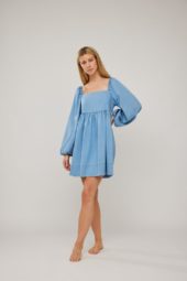 Alma denim dress