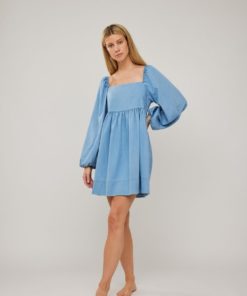 Alma denim dress