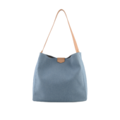 Denim canvaslarge shoulder bag