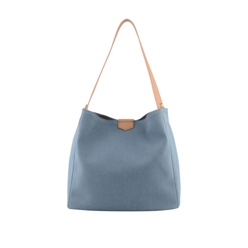 Denim canvaslarge shoulder bag