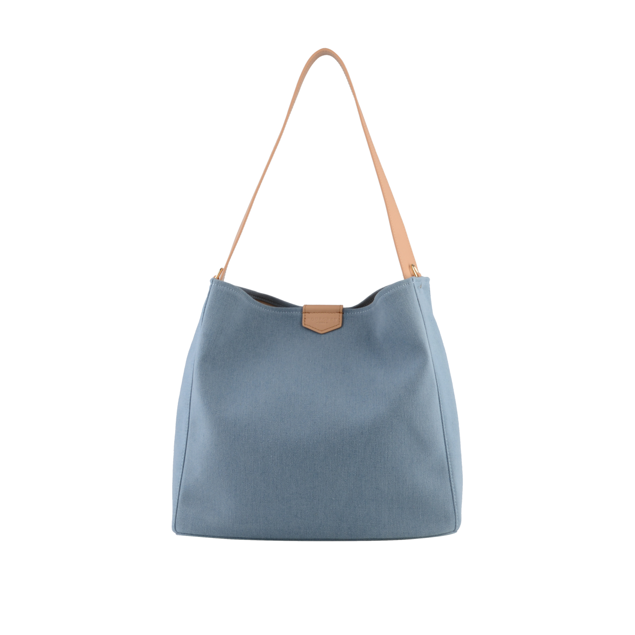 Denim canvaslarge shoulder bag