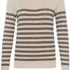 Kaffe KAlizza Striped Knit Pullover