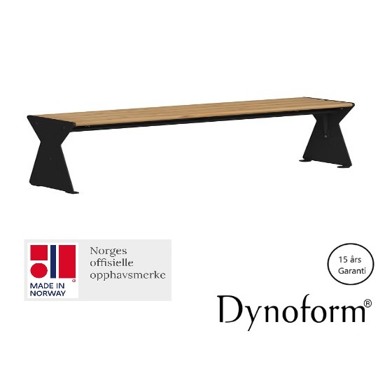 Dynoform Tuva benk u/rygg 158 . RAL