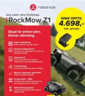 RockMow Z115 Inkludert Garasje