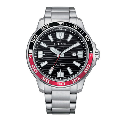 Eco-Drive Stål / Sort 45mm
