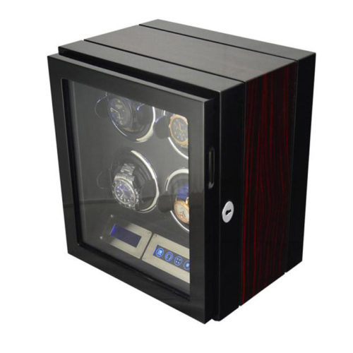 WINDER QUADRUPLE (2) GLOSSY SORT/BRUN.LYS +TOUCHSCREEN. LED