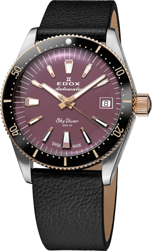 Edox Skydiver Date Automatic 38mm Lady Speciel Edition