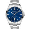 GANT H PRESTIGE 10ATM STL M/LENKE BLÅ INDEX Ø41MM