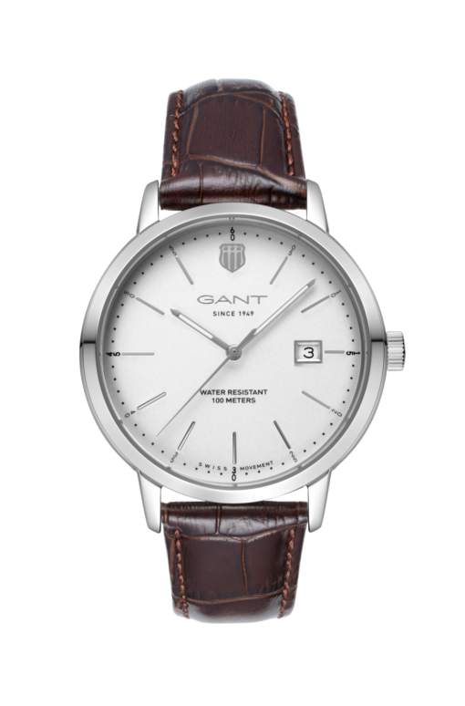 GANT H PRESTIGE 10ATM STL M/REM SØLV INDEX Ø42MM