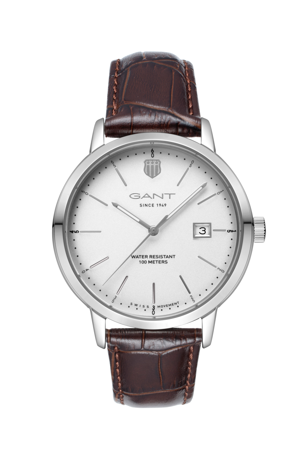 GANT H PRESTIGE 10ATM STL M/REM SØLV INDEX Ø42MM