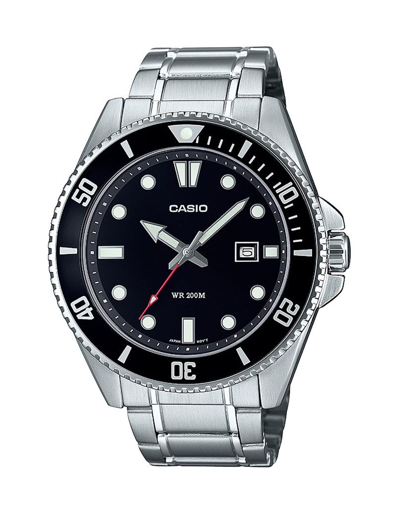 Casio Timeless Sort Stål