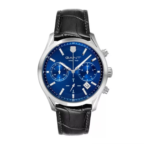 Prestige 206 Sort rem / Blå 43mm