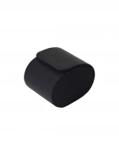 Klokkeboks Travel med 1 pute, sort kryssmønster