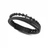 RB Mystéres 12mm black agate bracelet