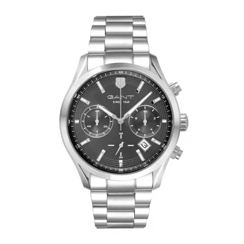 Prestige 206 Chrono Grå herreklokke i stål (43mm)