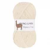 Viking: Alpaca Fine, 602, Naturhvit