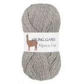 Viking: Alpaca Fine, 613, Lys grå
