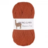 Viking: Alpaca Fine, 654, Brendt oransje