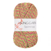 Viking: Sportsragg, 558, Multi rosa/grønn/gul