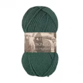 Viking: Eco Highland Wool, 233, Mørk grønn