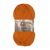 Viking: Eco Highland Wool, 244, Brent oransje
