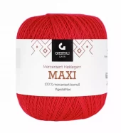 Gjestal: Maxi Heklegarn, 114, Rød